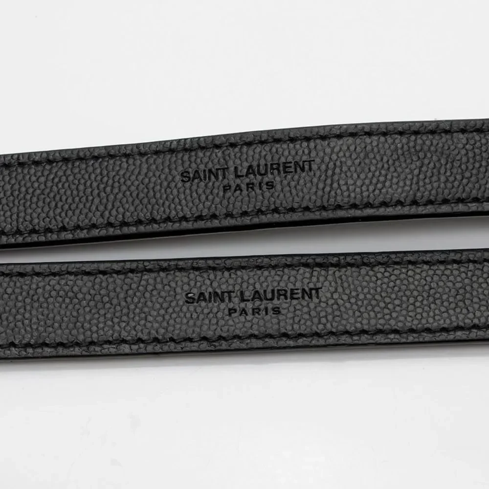 Saint Laurent Mixed Matelasse Grain de Poudre Monogram Large Envelope Bag - Picture 15 of 15